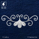 業務用 イルミネーション 大型モチーフ 2D クリスマス 屋外 防雨 LED クリスタルグロー ティアラ ホワイト