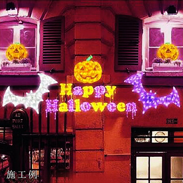 業務用 イルミネーション モチーフ 2D イルミ ハロウィン ハロウィーン 屋外 防雨 ...
