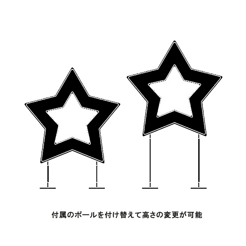 業務用 イルミネーション 特大モチーフ クリスマス 星 スター 屋外 防雨 LEDクリス...