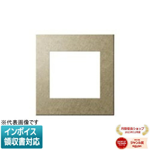 [法人限定] WNS9650Y ゴールド パナソニック SO-STYLE エクストラメタルプレート 2連接穴用 バイブレー..