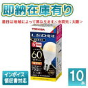 法人限定 即納在庫有り LDA6L-G-E17/S/60W2 (10個セット) 東芝 LED電球 E17口金 電球色 ミニクリプトン形 広配光タイプ 小形電球60W形相当 LDA6LGE17S60W2