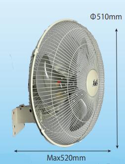 工場扇 ジェイアンドエス J&S 全閉型壁掛扇 ZF451W 工場扇 ジェイアンドエス J&S 全閉型壁掛扇 ZF451W
