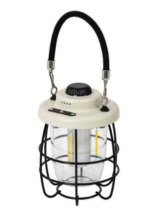 Lanterns - 日動工業　LEL-3F9P-CH　LEDキャンプランタン　ファム