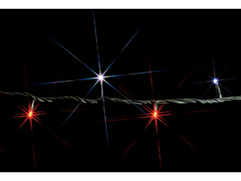 ジェフコム　LEDルミネーション（連結タイプ）　LEDストリング 5m　白・赤　SJ-E05-05WR