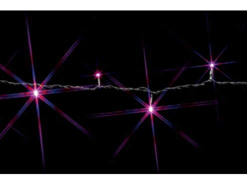 ジェフコム　LEDルミネーション（連結タイプ）　LEDストリング 10m　ピンク・ピンク　SJ-E05-10PP