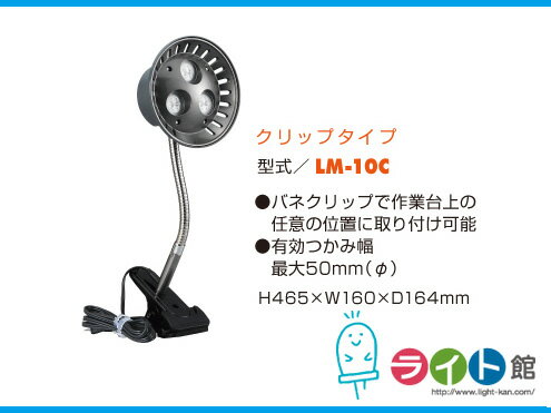 Rakuten - ハタヤリミテッド　LEDハタヤタッチポンライト　クリップ　LM-10C
