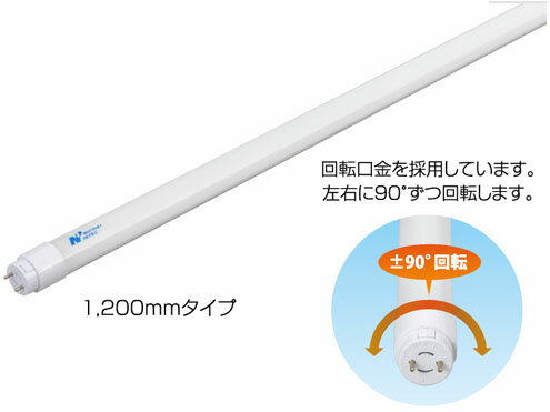 【在庫あり】日栄インテック　直管形LED蛍光灯（電源内蔵タイプ） 20W 1200mm　F12HD-GN-07　昼白色　新品番　F12SD-GN-04