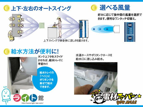 静岡製機　気化式冷風機　RKF406α【代引き不可商品】