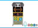 キタムラ産業 ソーラー式LED電光盤〈フルカラー 6文字2段 パネル240mm〉 SLGC-6224H-1F100-BIK 【代引き不可商品】