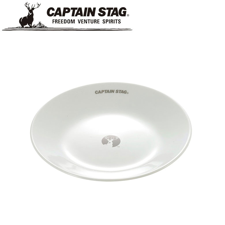 ※クーポン利用で50円OFF！※ CS×コレール プレート 17cm （WH） アウトドア・キャンプ用品 キャプテンスタッグ CAPTAIN STAG 屋外 レジャーソロキャンプ バーベキュー 正規品取扱店 パール金属 1