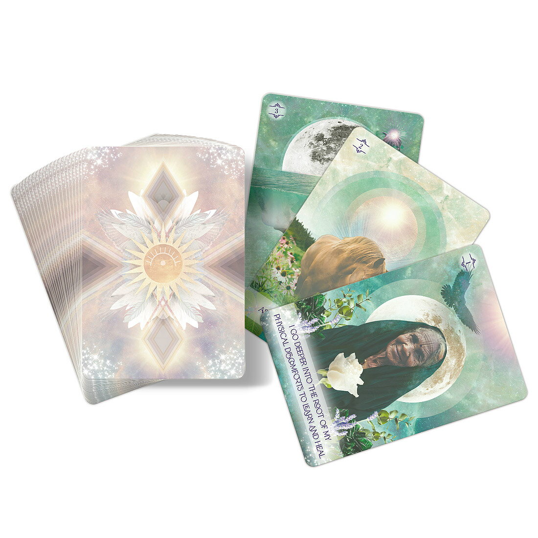 ポジティビズムの法則 ヒーリングオラクル 【 日本語解説書付き シェリーン・エバーグ ローリー・メナ オラクルカード 】