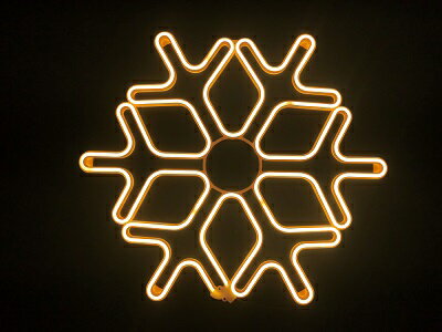 LEDライトネオンモチーフ　スノーフレーク