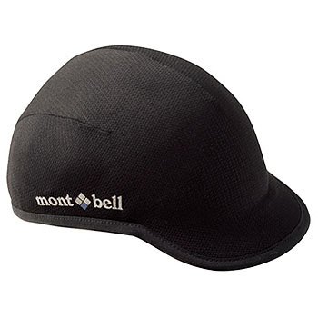 モンベル(mont‐bell) ジオライン クールメッシュ サイクルキャップ ブラック BK M