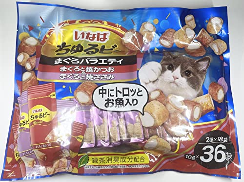 樂天商城 - いなば ちゅるビ~ まぐろバラエティ 10g×36袋 猫用おやつ