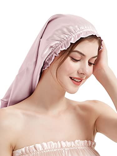樂天商城 - [Goowin] シルク ナイトキャップ ロングヘア用 シルク100% 19匁 朝まで脱落なし 保湿美髪 寝癖防止 筒型キャップ ドレープデザイ
