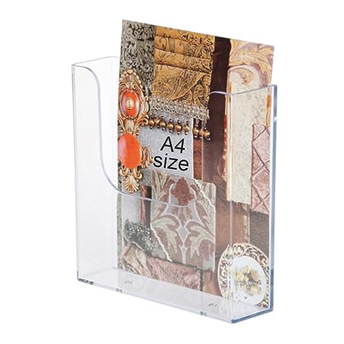 Asdays カタログスタンド パンフレット チラシ パンフレットスタンド リーフレット チラシケース ビラ入れ 透明 吊り下げ式 A4サイズ