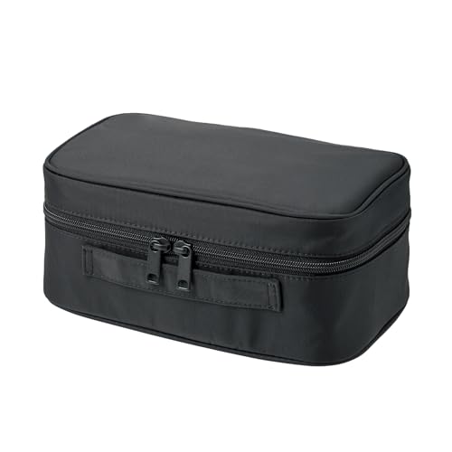 樂天商城 - 無印良品 ナイロンメイクボックス 黒 Sサイズ 23×15.5×9cm 83525323