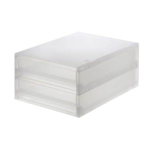 樂天商城 - 無印良品 ポリプロピレン 小物収納ケース 引出2段 83831974