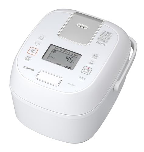 樂天商城 - TOSHIBA(東芝) 炊飯器 3.5合 RC-6ZPXR(W) ホワイト 一人暮らし 圧力 IH 玄米 保温白米24時間 お手入れ簡単 新生活