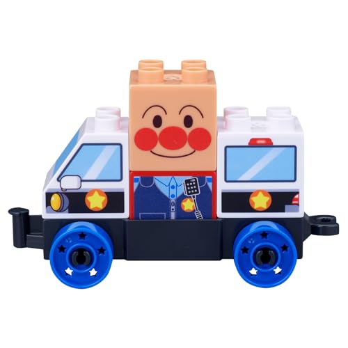  Blocklabo ブロックラボ つながる！ひろがる！のりものブロックシリーズアンパンマンとパトロールカー それい