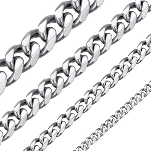 樂天商城 - [ChainsHouse] ネックレス メンズ チェーンのみ サージカルステンレス 喜平 シルバー 金属アレルギー対応 56cm 3mm アクセ