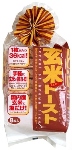 樂天商城 - 蔵王米菓 玄米トースト 8枚×12袋