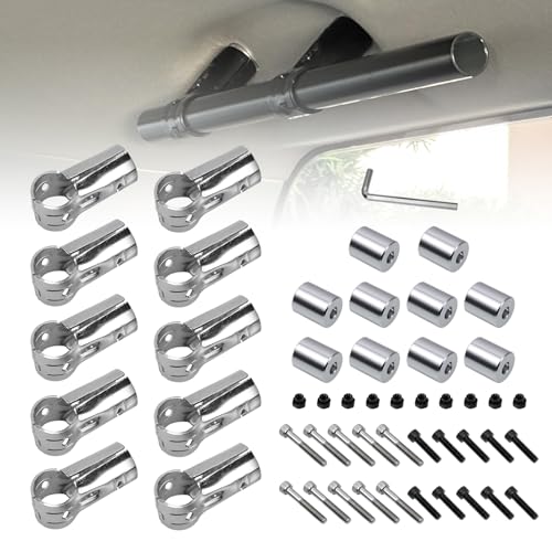 樂天商城 - Jeyaic φ28イレクターパイプ用の車用ルーフキャリアバー用スペーシアパイプイレクターパイプアタッチメント。アルミ製アタッチメントで取り付け