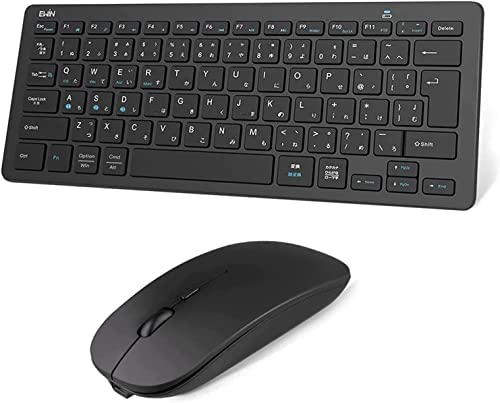 Ewin キーボード ワイヤレス マウスセット bluetooth JIS日本語配列 ios android Windows mac対応 iph