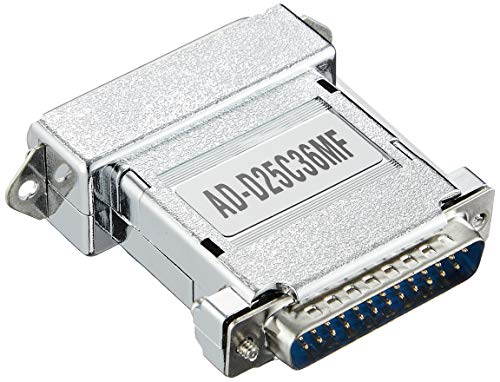 D-sub25pinオス-セントロニクス36pinメス-/-/AD-D25C36MF・Style:D-sub25pinオス-セントロニクス36pinメス・パッケージ個数:1・DOS/Vパソコン、NEC PC98-NXシリーズなどD-sub25pinのプリンターポートを持つパソコンにセントロニクス36pinタイプのプリンターケーブルを接続する際に使用します。・RoHS指令に対応した製品です。・コネクタ形状:D-sub25pinオス(インチネジ)-セントロニクス36pinメス商品紹介 【特徴】 ●DOS/Vパソコン、NEC PC98-NXシリーズなどD-sub25pinのプリンターポートを持つパソコンにセントロニクス36pinタイプのプリンターケーブルを接続する際に使用します。 ●RoHS指令に対応した製品です。 【仕様】 ■コネクタ形状:D-sub25pinオス(インチネジ)-セントロニクス36pinメス より プリンタ変換アダプタ