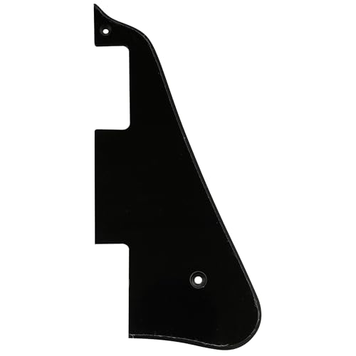 樂天商城 - Musiclily Pro LPタイプピックガード 中国製LP Modernレスポールエレキギター用、1Pブラック