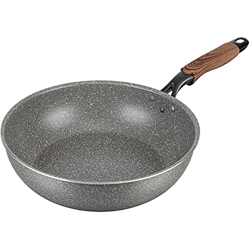 和平フレイズ 丈夫 高耐久 深型フライパン 炒め鍋 28cm 深くて安心 IH・ガス対応 ...
