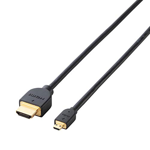 micro HDMI (ノーマル)ブラック/1.0m/DH-HD14EU10BK・Size:1.0mStyle:micro HDMI (ノーマル)・パッケージ個数:1・4K2K、3DフルHDに対応した、HIGH SPEED with Ethernet認証済みの“イーサネット対応HIGH SPEED HDMI-Microケーブル(カテゴリー2)です。・ハイビジョン対応の液晶テレビ、プラズマテレビ、プロジェクターなどHDMI入力端子(Type A)付きのAV機器と、HDMI-Micro出力端子(TypeD)を持つ機器を接続できます。・1本のケーブルで、映像信号と音声信号をデジタルのままで高速伝送するだけでなく、イーサネット信号の双方向通信を実現します。・100Mbpsのイーサネット通信を実現する、HEC(HDMIイーサネットチャンネル)に対応しています。・デジタル音声をテレビなどの表示機器からAVアンプなどの出力機器へ伝送できる、ARC(オーディオリターンチャンネル)に対応しています。【 仕様 】 ■対応機種:HDMI(タイプA・19ピン)側:HDMI入力端子を持つ液晶テレビ、プラズマテレビ、プロジェクター等、HDMI(タイプD・19ピン)側:HDMI-Micro出力端子を持つ機器 ■規格:HDMI (High Speed HDMI Cable with Ethernet)認証 ■ケーブルタイプ:ノーマルタイプ ■伝送速度:10.2Gbps ■対応解像度:4K×2K対応 ■シールド方法:3重シールド ■プラグメッキ仕様:金メッキ ■ケーブル長:1.0m ■カラー:ブラック ■コネクタ形状:HDMI(タイプA・19ピン) - HDMIマイクロ(タイプD・19ピン) 【 説明 】 ■4K2K、3DフルHDに対応した、HIGH SPEED with Ethernet認証済みの“イーサネット対応HIGH SPEED HDMI-Microケーブル(カテゴリー2)です。 ■ハイビジョン対応の液晶テレビ、プラズマテレビ、プロジェクターなどHDMI入力端子(Type A)付きのAV機器と、HDMI-Micro出力端子(TypeD)を持つ機器を接続できます。 ■1本のケーブルで、映像信号と音声信号をデジタルのままで高速伝送するだけでなく、イーサネット信号の双方向通信を実現します。 ■100Mbpsのイーサネット通信を実現する、HEC(HDMIイーサネットチャンネル)に対応しています。 ■デジタル音声をテレビなどの表示機器からAVアンプなどの出力機器へ伝送できる、ARC(オーディオリターンチャンネル)に対応しています。 ■色深度は従来の24bit(Full Color:フルカラー)から、30/36/48bit(Deep Color:ディープカラー)まで対応し、より豊かな色表現が可能です。 ■サビなどに強く信号劣化を抑える金メッキプラグを採用しています。 ■外部ノイズの干渉から信号を保護する3重シールドケーブルを採用しています。 ■コネクタ部にもノイズを軽減する金属シェルコネクタを採用しています。 ■外部ノイズの影響を受けにくい、ツイストペア構造を採用しています。 ■EUの「RoHS指令(電気・電子機器に対する特定有害物質の使用制限)」に準拠(10物質)しています。 【商品に関するお問い合わせ】 エレコム総合インフォメーションセンター TEL. 0570-084-465 FAX. 0570-050-012 受付時間 / 10:00~19:00 年中無休