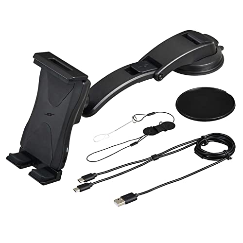 樂天商城 - セイワ(SEIWA) 車内用品 オートスマタブホルダー 吸盤取り付け WA83 自動開閉 スマートフォン タブレット Type-C2又ケーブル付