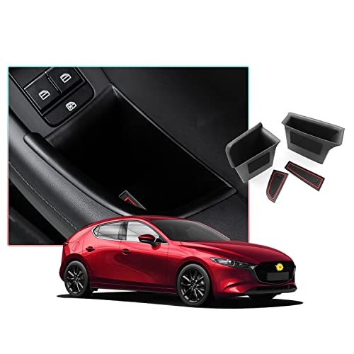 樂天商城 - 【CDEFG】マツダ3 車種専用設計 (Mazda3 FASTBACK / Mazda3 SEDAN) 新型 ドアハンドル 収納ボックス 内側