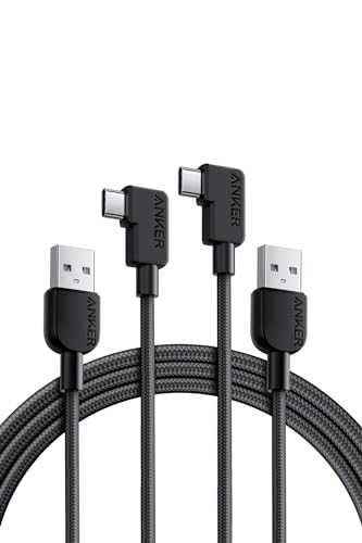 樂天商城 - Anker USB-C ＆ USB-A ケーブル (L字 高耐久ナイロン) 1.8m 15W USB PD対応 16 / 15 Galaxy