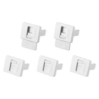 樂天商城 - BUFFALO 2P3P両用コンセントキャップ 5個入り ホワイト BTC5WH