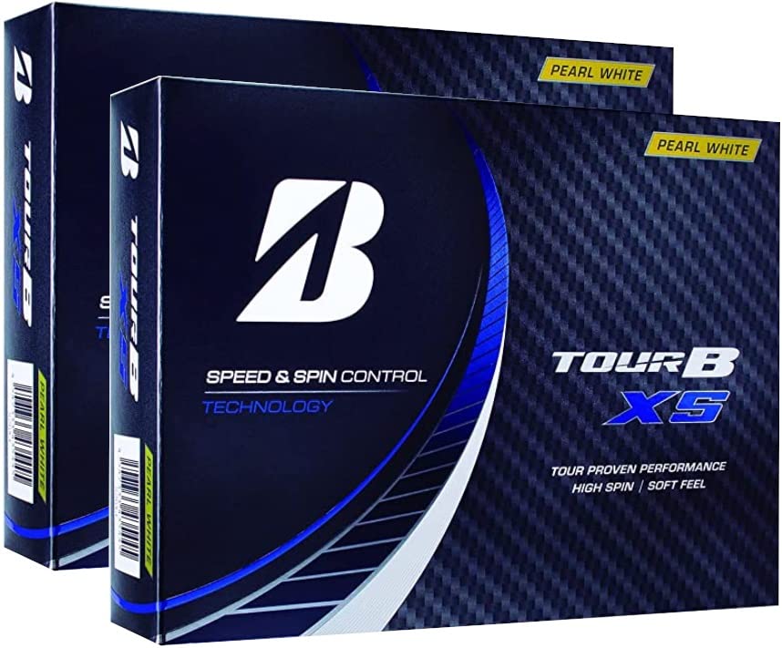 樂天商城 - 2ダース BRIDGESTONE(ブリヂストン)ゴルフボール TOUR ツアー B XS 2022年モデル 12球入 (XS_パールホワイト_2