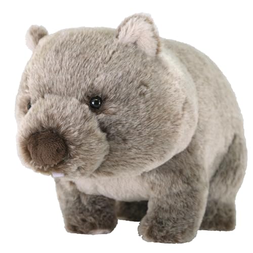 樂天商城 - サンレモン フラッフィーズ M ウォンバット 15×27×17cm ぬいぐるみ アニマル かわいい 珍獣シリーズ P-1093