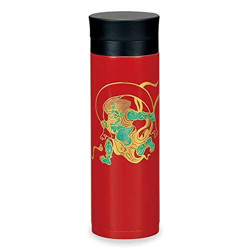 樂天商城 - ミタニ 山中漆器 マグボトル 赤 300 山中塗 ステンレス マグボトル 風神雷神 M17322-2