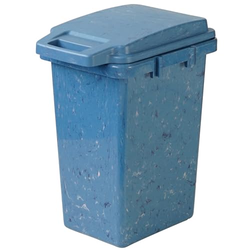 樂天商城 - リス(RISU) フタ付ゴミ箱 WORK&WORK OBPペール 防臭70JS ブルー 日本製 海洋プラスチック 再利用商品 SDGs エコ G