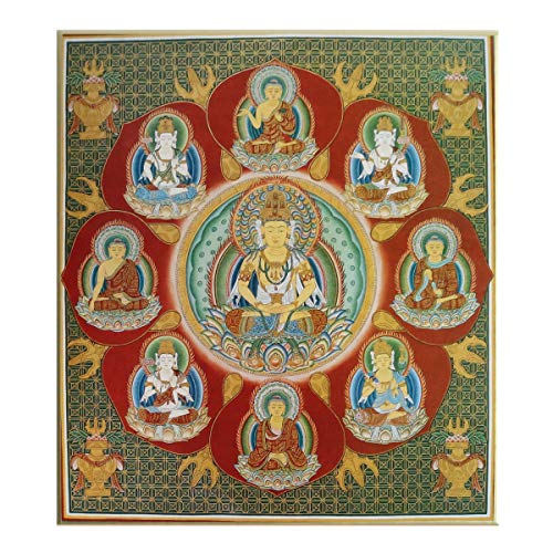 樂天商城 - 仏画色紙 色紙 胎蔵界大日如来 中台八葉院