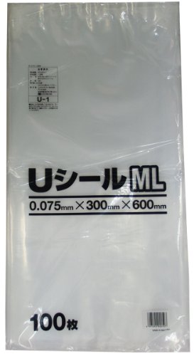 樂天商城 - ポリ袋 Uシール ML 0.075x300x600 100枚入り U-1