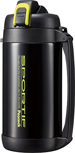 樂天商城 - ピーコック 水筒 ステンレスボトル ストレートドリンク 2.1L ブラック AJB-201B