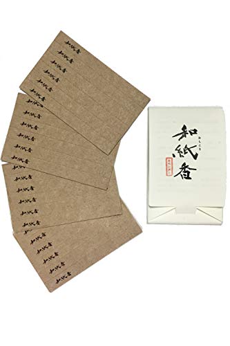 樂天商城 - 和紙香【ラベンダー】淡路島でうまれた和紙のお香 Washikou・紙のお香・お線香 6ピース×4シート 創業安政二年藤井仏壇