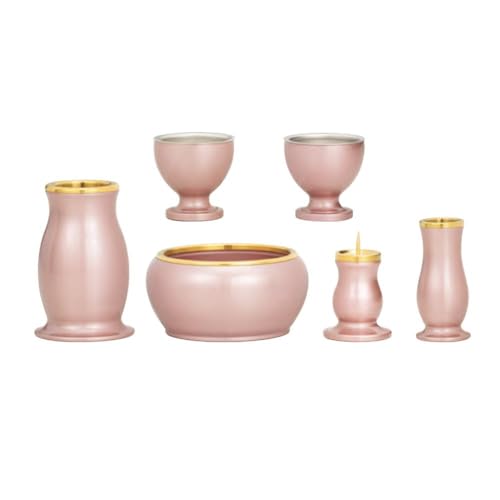 樂天商城 - ルミエール 6点セット ピンク 2.5寸 144-03