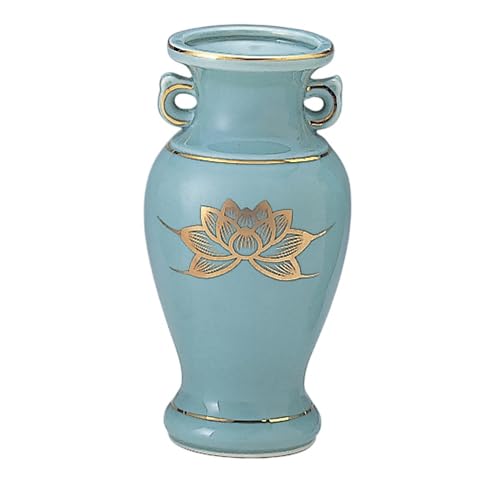 樂天商城 - 花立 サギ型青磁金ハス [ 8寸 ] | 仏具 仏壇用品 手元供養 骨壷用