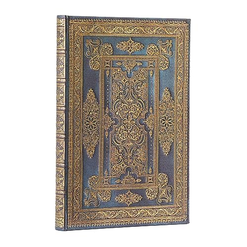 樂天商城 - Paperblanks/ペーパーブランクス Paperblanks/ペーパーブランクス ノート ハードカバー ブルー・ラックス ミディ B6 罫