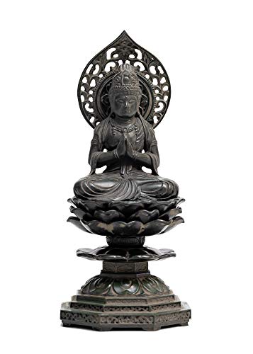 仏像 勢至菩薩 15cm （古美青銅） 仏師：牧田秀雲 原型＿（午年生まれ）十二支守り...