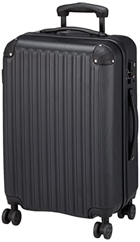 [シフレ] スーツケース ハードジッパー エスケープ 軽量ファスナータイプ 47L 62 cm 3.6kg Mサイズ:マットブラック