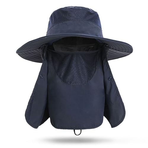 樂天商城 - [Pawinpaw] サファリハット メンズ フィッシングハット 日除け帽子【360度全方位UVカット・日よけカバー・UPF50+・撥水・防汚】